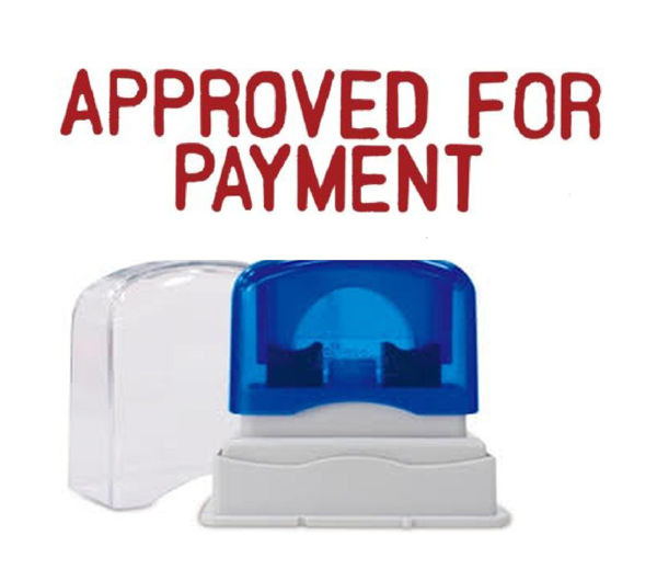 Picture of PRE-INKED STAMP - APPROVED FOR PAYMENT