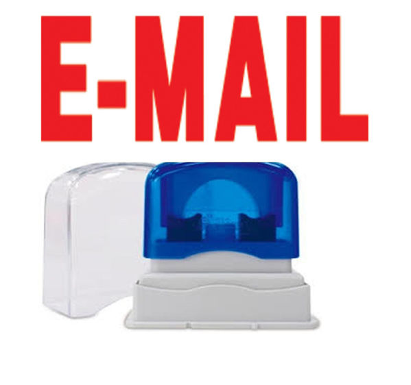 Picture of PRE-INKED STAMP - E-MAIL SOLID TEXT
