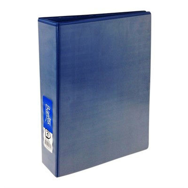 Picture of BANTEX 2D RING 38MM INSERT RING BINDER STANDARD PP A4 - BLUE