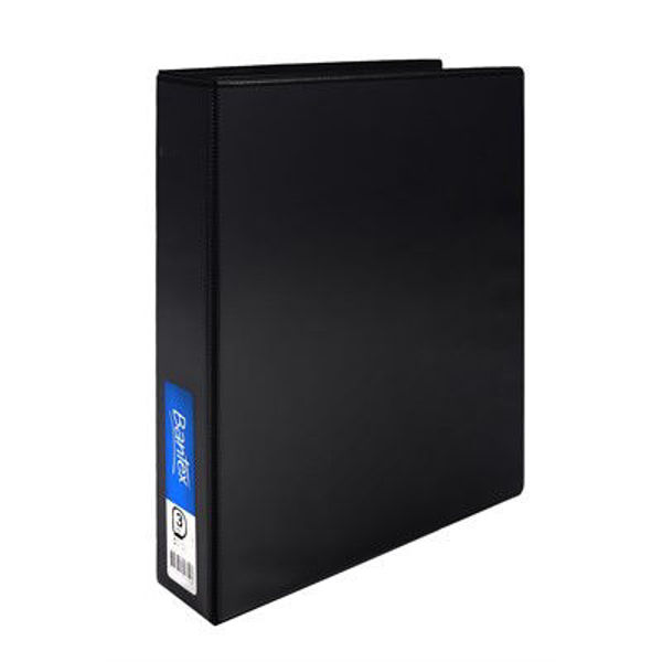 Picture of BANTEX 3D RING 38MM INSERT RING BINDER STANDARD PP A4 - BLACK