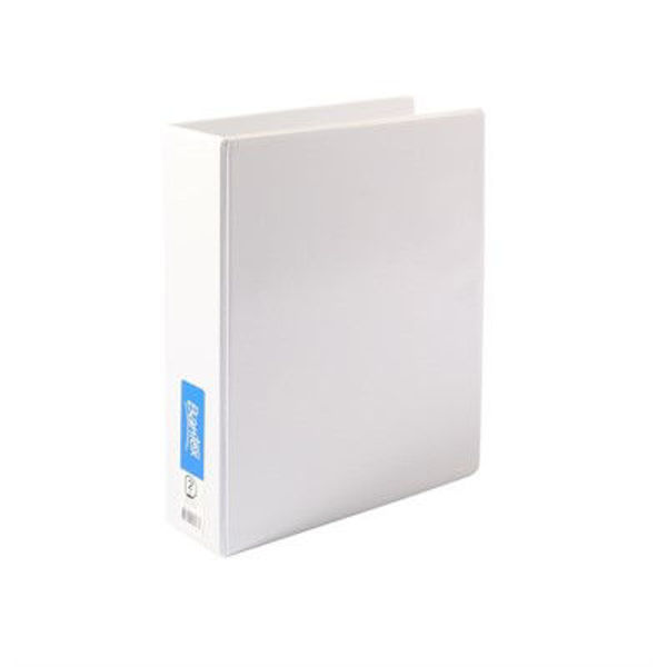 Picture of BANTEX 2D RING 50MM INSERT RING BINDER STANDARD PP A4 - WHITE