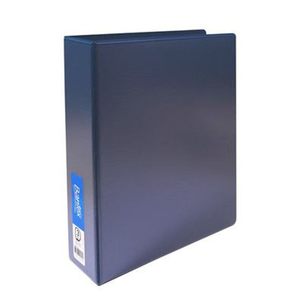 Picture of BANTEX 3D RING 50MM INSERT RING BINDER STANDARD PP A4 - BLUE
