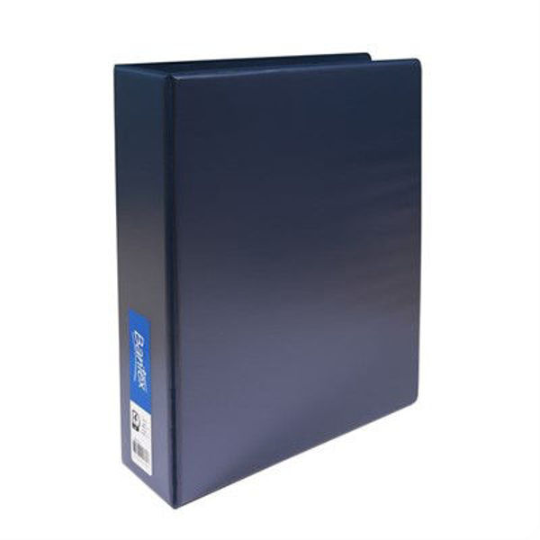 Picture of BANTEX 4D RING 50MM INSERT RING BINDER STANDARD PP A4 - BLUE