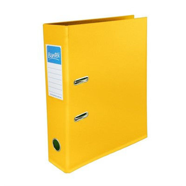 Picture of BANTEX LEVER ARCH FILE A4 70MM - YELLOW