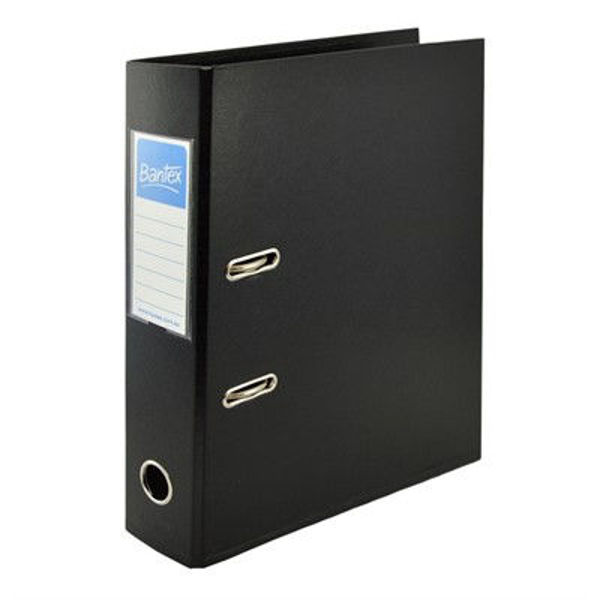 Picture of BANTEX LEVER ARCH FILE A4 70MM - BLACK