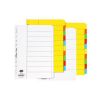 Picture of BANTEX DIVIDERS 1-12 TAB MANILLA BRIGHT A4