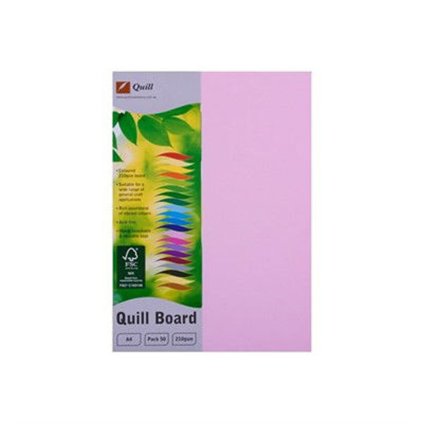 Picture of QUILL BOARD 210GSM A4 PACK 50 - MUSK