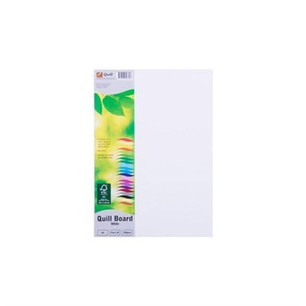 Picture of QUILL BOARD 210GSM A5 PACK 50 - WHITE