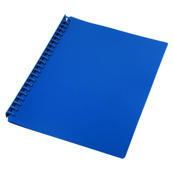 Picture of DISPLAY FOLDER GNS A4 REFILLABLE NAVY BLU