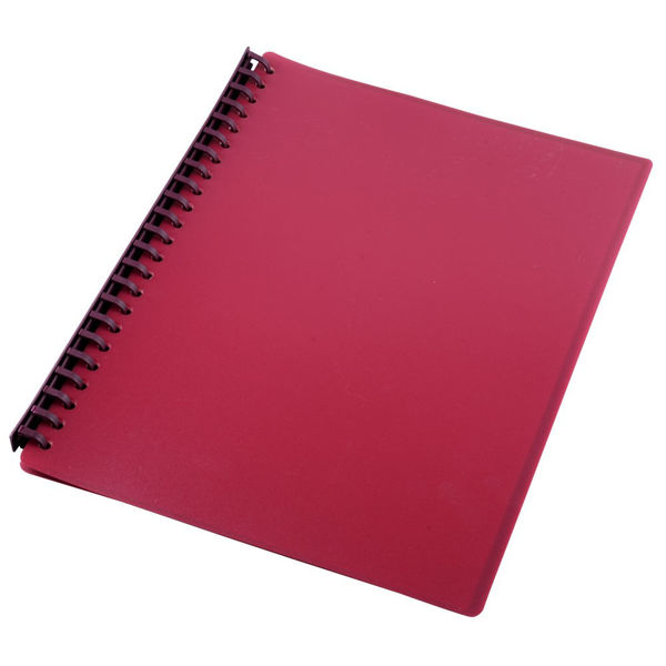 Picture of DISPLAY FOLDER GNS A4 REFILLABLE BURGUNDY