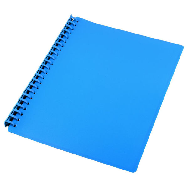 Picture of DISPLAY FOLDER GNS A4 REFILLABLE BLU 20P