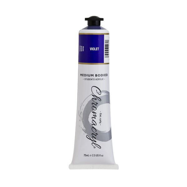 Picture of PAINT CHROMACRYL 75ML ACRYLIC VIOLET