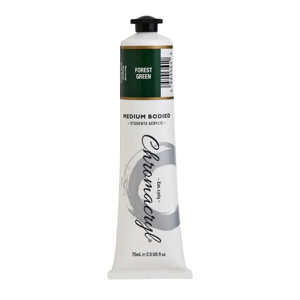 Picture of PAINT CHROMACRYL 75ML ACRYLIC FOREST GRN