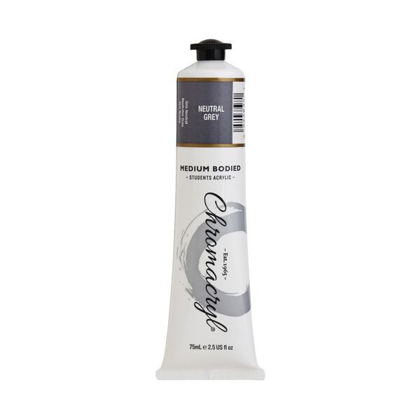 Picture of PAINT CHROMACRYL 75ML ACRYLIC NEUTRAL GR