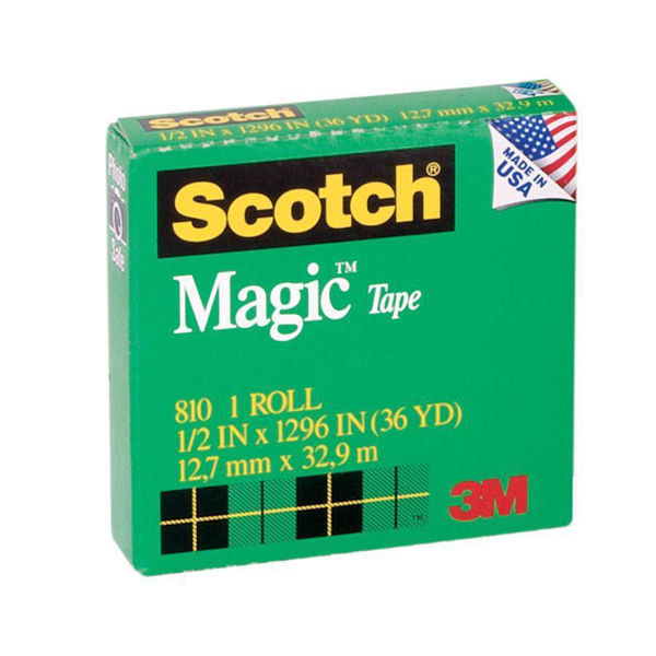 Picture of TAPE MAGIC SCOTCH 810 12MMX33M BOXED