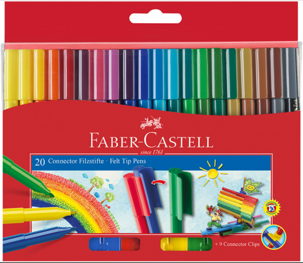 Picture of FABER-CASTELL CONNECTOR PENS WALLET 20