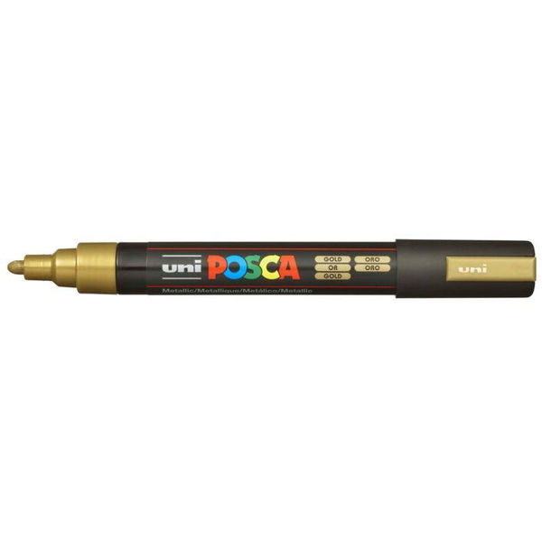Picture of MARKER UNI POSCA PC5M BULLET TIP GOLD