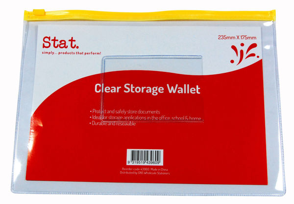 Picture of DATA FILE ENVELOPE STAT 235X175MM TRANSP