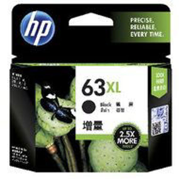 Picture of HP #63XL Black Ink F6U64AA