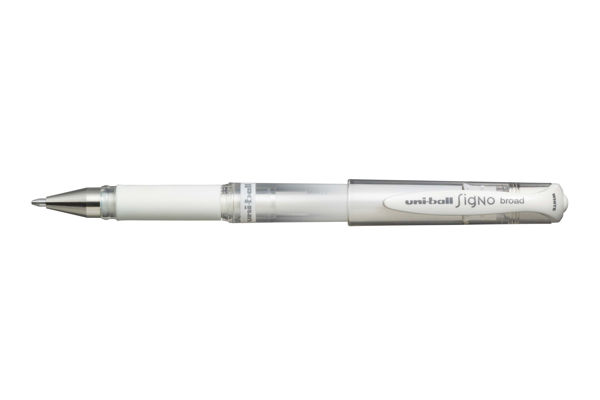 Picture of UNIBALL SIGNO WHITE BROAD GEL PEN 1.0
