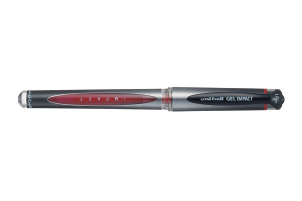 Picture of UNIBALL SIGNO RED GEL IMPACT ROLLERBALL PEN