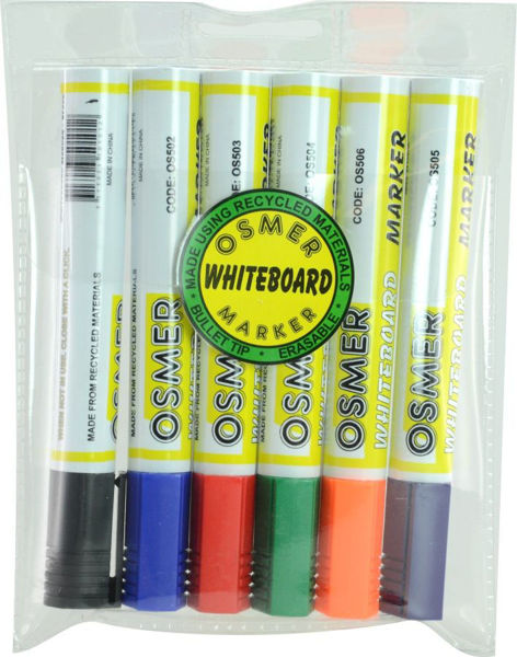 Picture of OSMER WHITEBOARD MRKS - 6 PACK