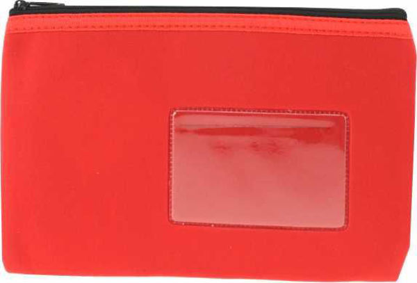 Picture of NEOPRENE 1 ZIP SMALL PENCIL CASE - RED