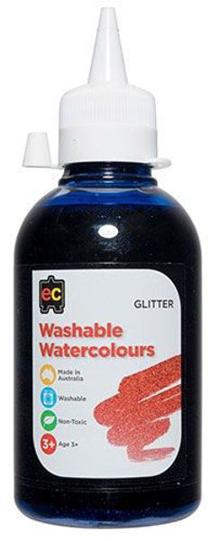 Picture of PAINT GLITTER WASHABLE WATERCOLOR BLUE
