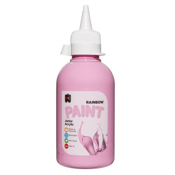Picture of PAINT 250ML RAINBOW JUNIOR ACRYLIC PINK