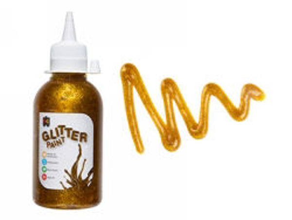 Picture of PAINT EC 250ML GLITTER GOLD