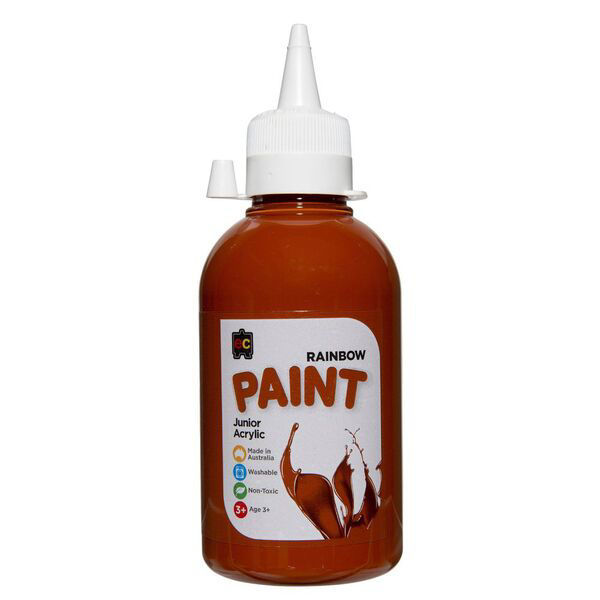 Picture of PAINT 250ML JUNIOR ACRYLIC BURNT SIENNA