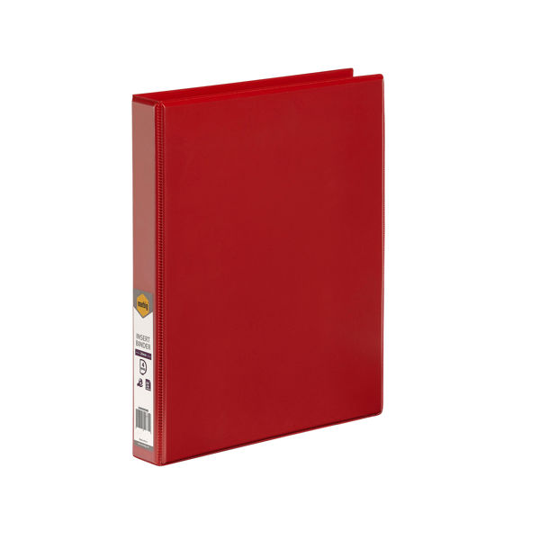 Picture of MARBIG C/VIEW INSERT BINDER A4 4D 25MM RED
