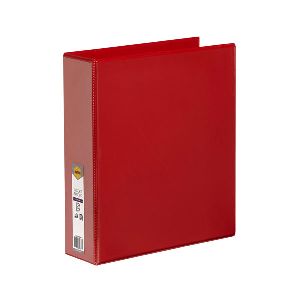 Picture of MARBIG C/VIEW INSERT BINDER A4 2D 50MM RED
