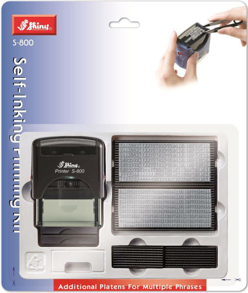 Picture of SHINY SELF INKING STAMP KIT S-800