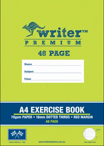 Picture of WRITER PREMIUM FLAGS A4 48PG 18MM D1/3