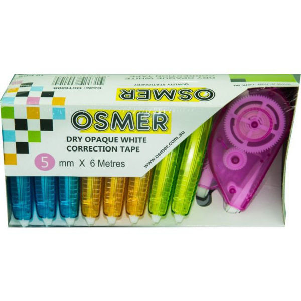 Picture of OSMER CORRECTION TAPE 5mm PACK 10