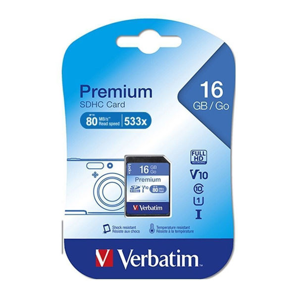 Picture of MEMORY CARD VERBATIM 16GB