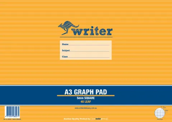 Picture of WRITER A3 5MM GRAPH PAD - 40 LEAF