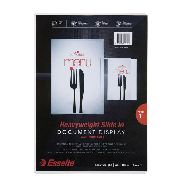 Picture of ESSELTE A4 MENU/DOCUMENT DISPLAY CLEAR