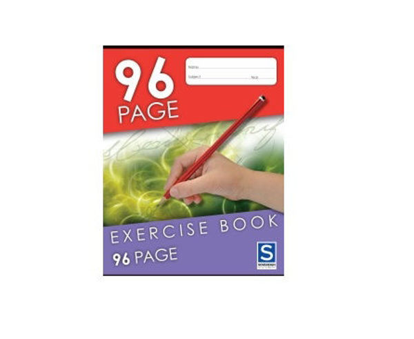 Picture of EXERCISE BOOK SV 225X175MM 8MM RULED 96P