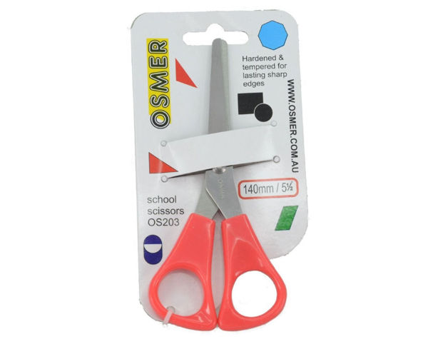 Picture of OSMER SCISSORS 140mm RED
