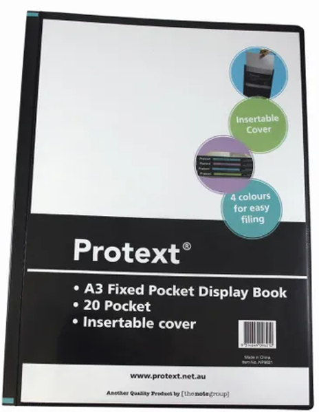 Picture of PROTEXT A3 FIXED POCKET DISPLAY BOOK