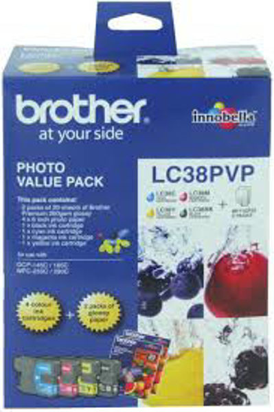 Picture of Brother LC38 CMY Colour Pack