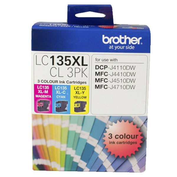 Picture of Brother LC135XL CMY Colour Pk