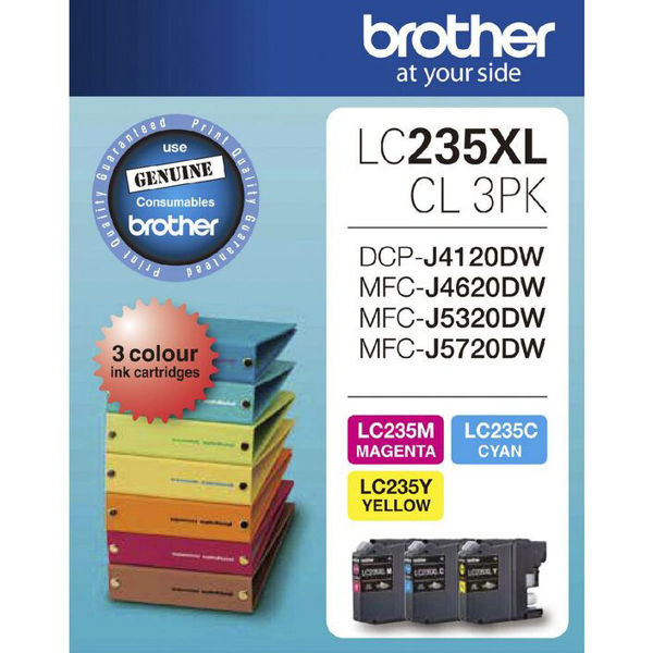 Picture of Brother LC235XL CMY Colour Pck