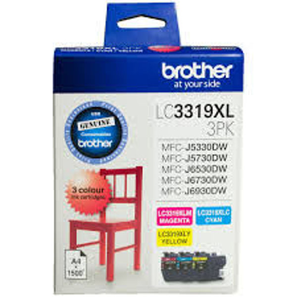 Picture of Brother LC3319XL CMY Colour Pk