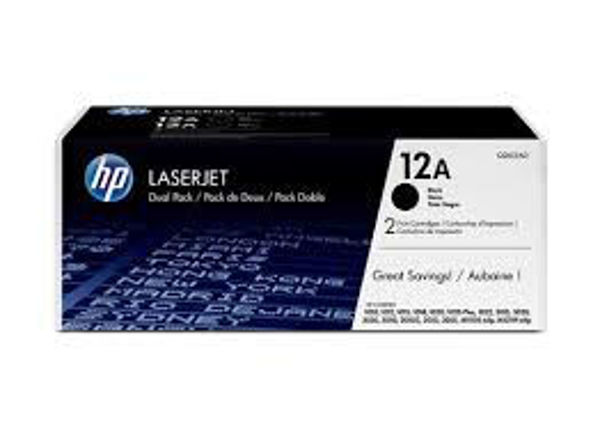Picture of HP No.12A Black Toner Dual Pack