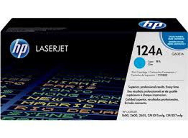 Picture of HP #124A Cyan Toner Q6001A