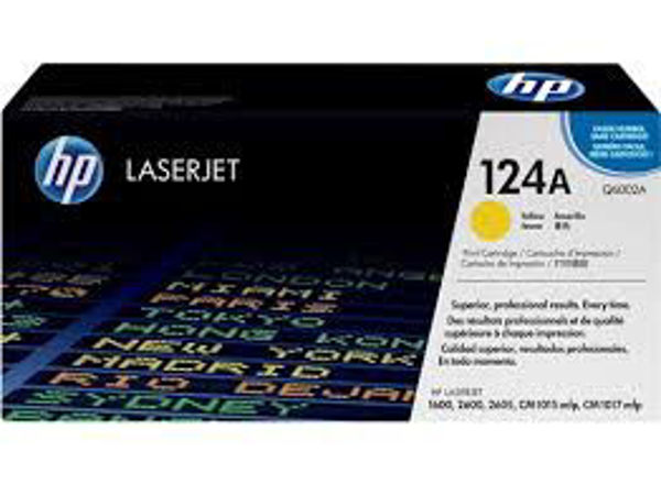Picture of HP #124A Yellow Toner Q6002A