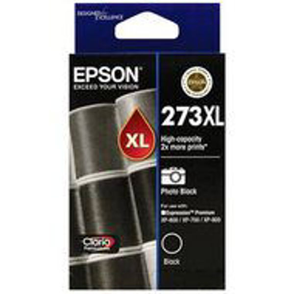 Picture of Epson 273 HY Photo Blk Ink Cartridge - 500 pages
